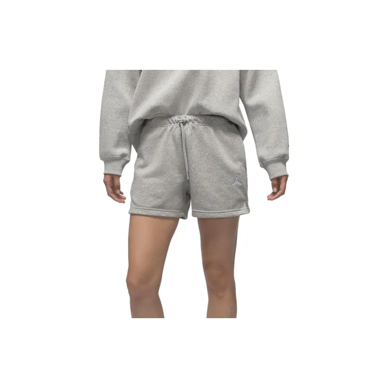Jordan Brooklyn Fleece Casual Shorts Women's Toned Dark Gray/White-2