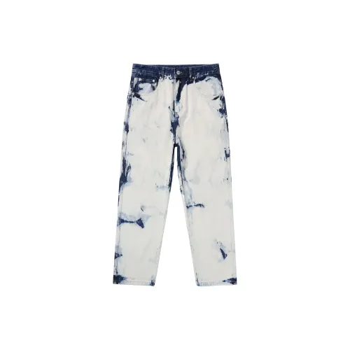 SANTASTIC Jeans Men Blue/White