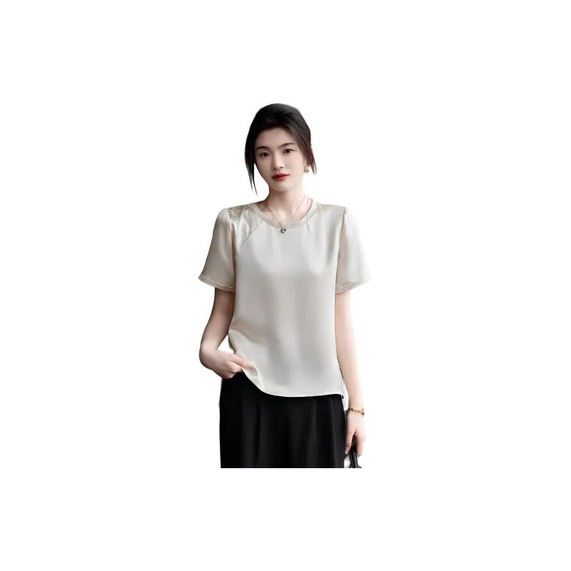 Dme T Shirts Women's Apricot-1