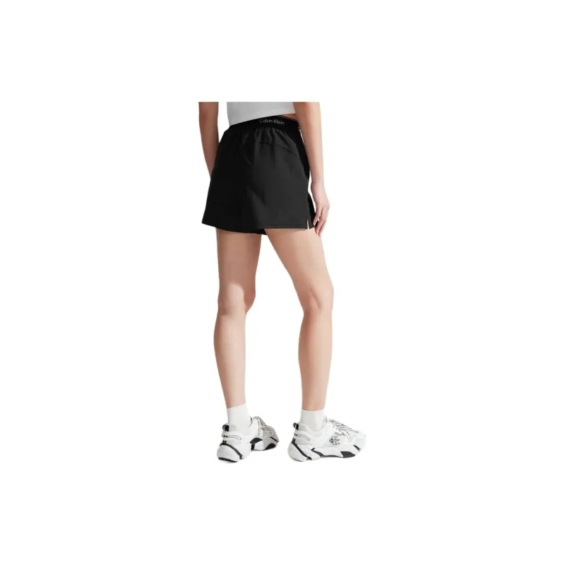 CALVIN KLEIN Casual Shorts Women's Space Black-3