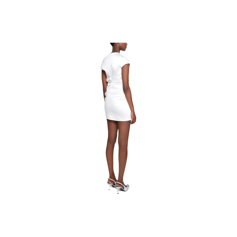 Acne Studios Short Sleeved Dress Women's White-2