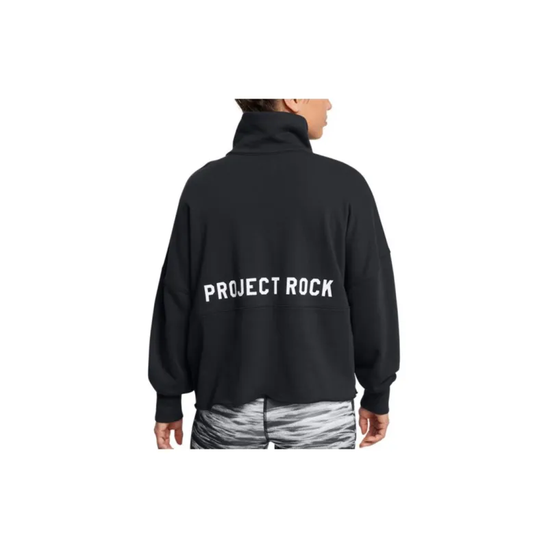Under Armour Project Rock Sweatshirt Women's Black-3