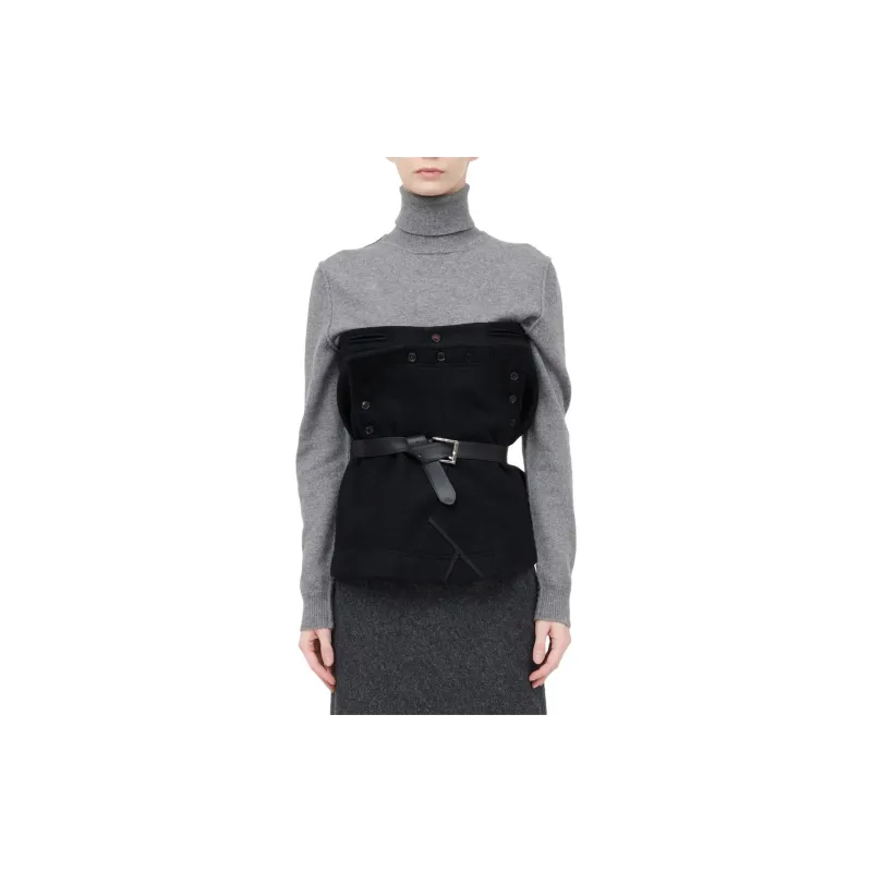 Maison Margiela Strapless Tops Women's Black-2