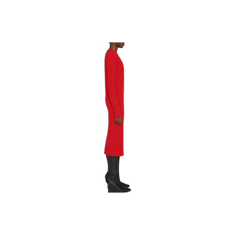 GIVENCHY SS23 Casual Long Skirts Women's Red-3