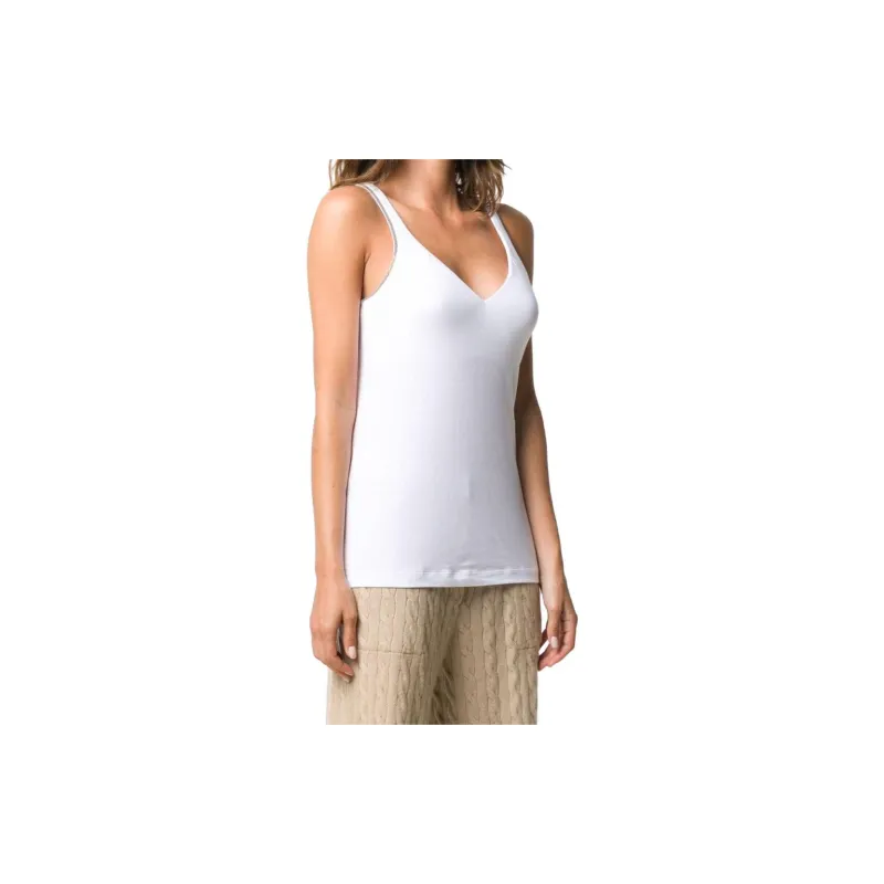Brunello Cucinelli Slim Fit V Neck Tank Top-1