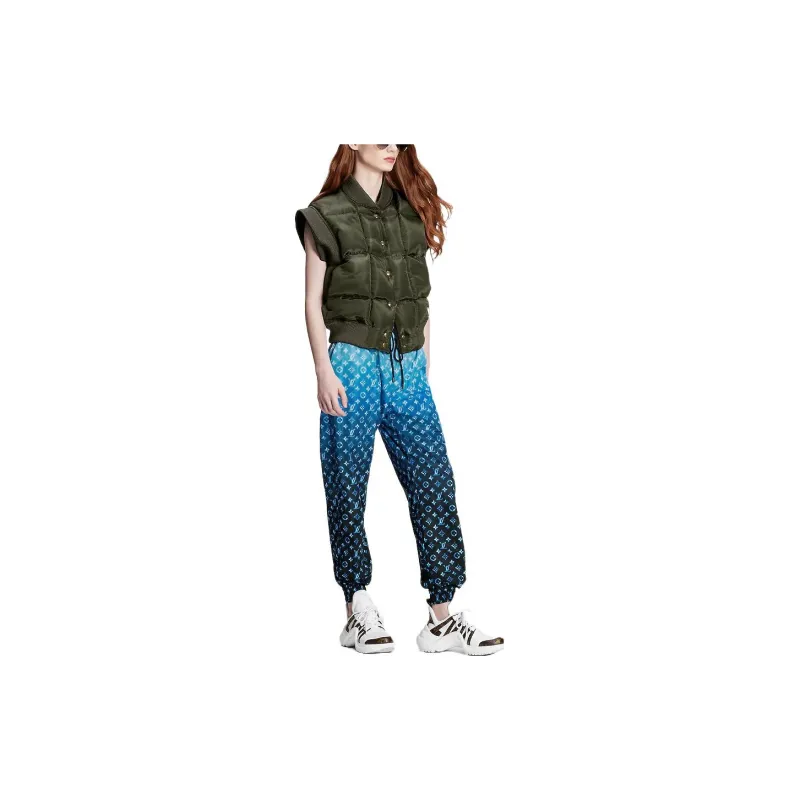 LOUIS VUITTON SS23 Knitted Sweatpants Women's Blue-1