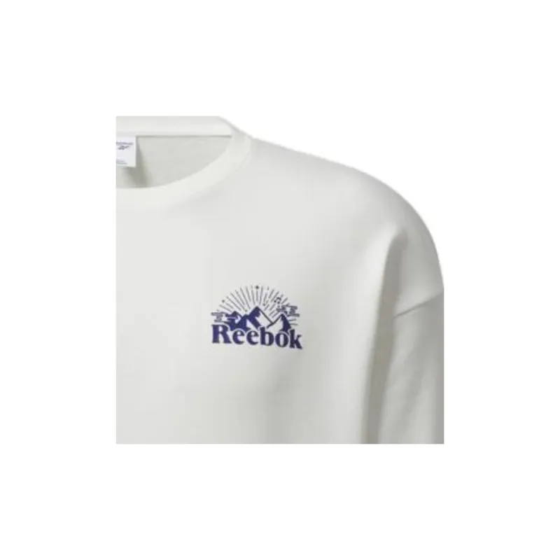 Reebok Sweatshirt Unisex Pink White-4