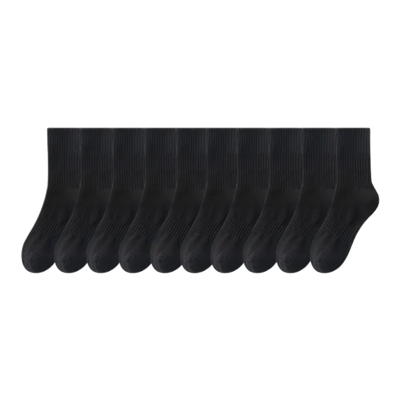 Lan Miao Mid Calf Socks Men's 10 Pack-7