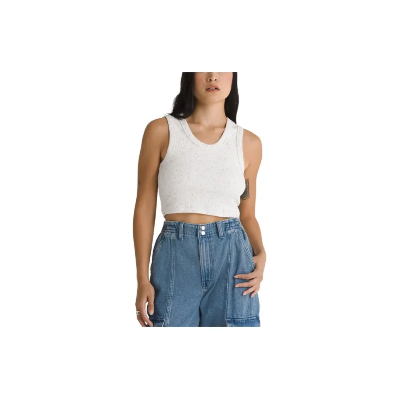 Vans Tank Tops Women's White-1