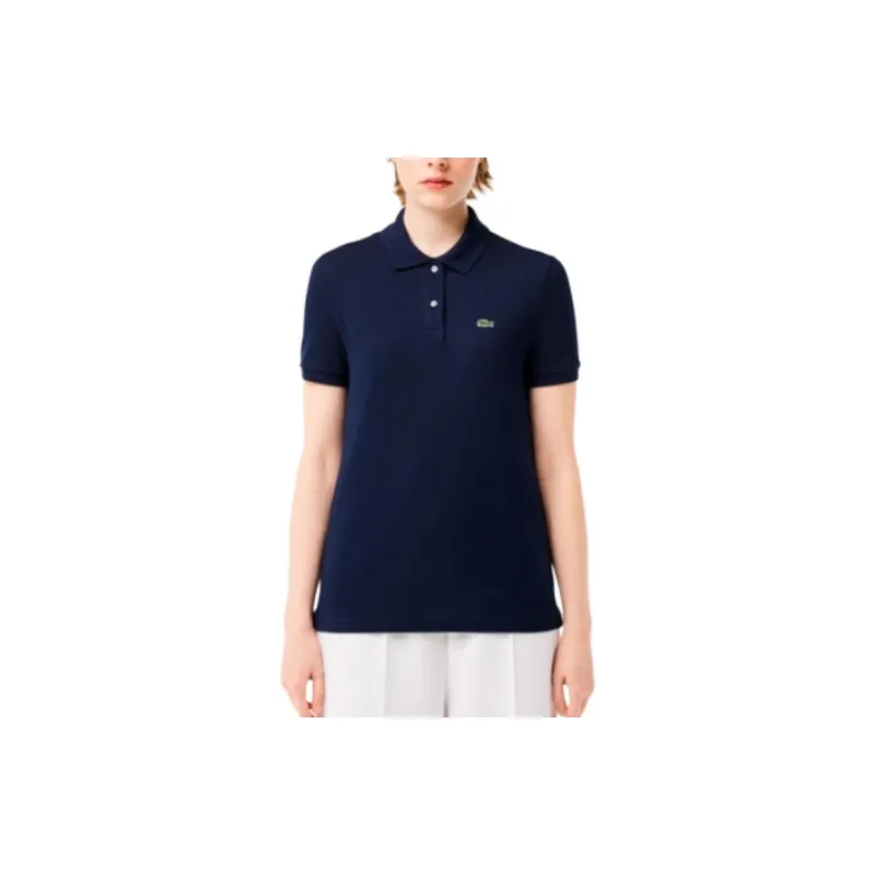 LACOSTE Logo patch Cotton piqué Polo Shirt-4