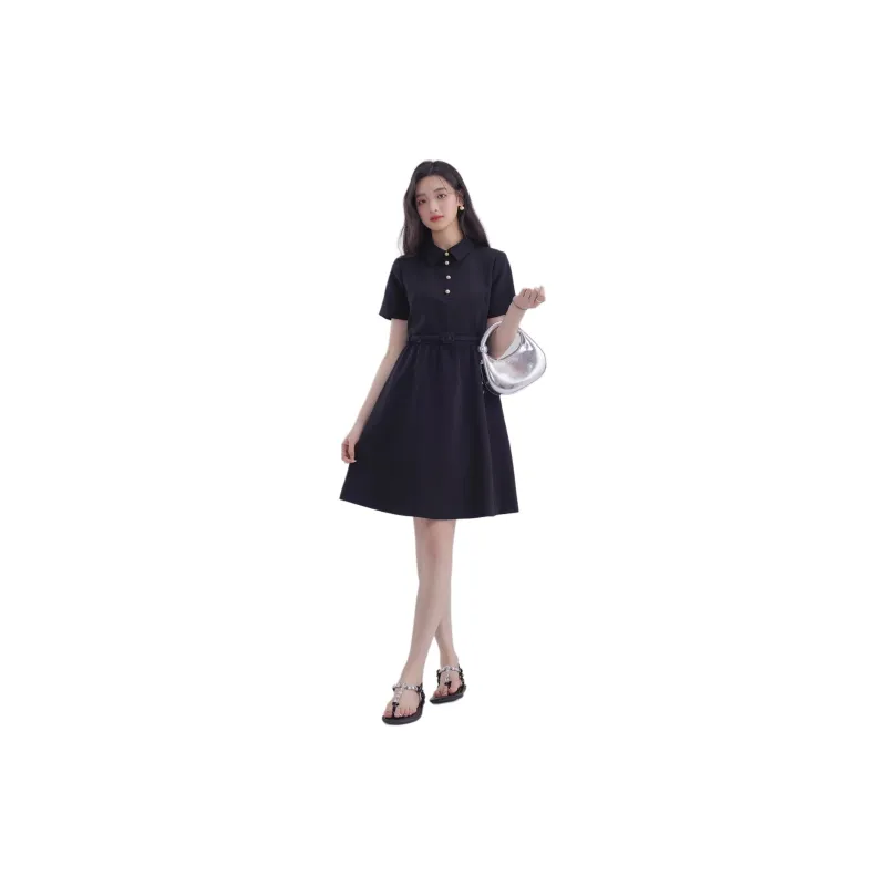 DEAR DEER PUFF Short-Sleeved Dresses Women's-4