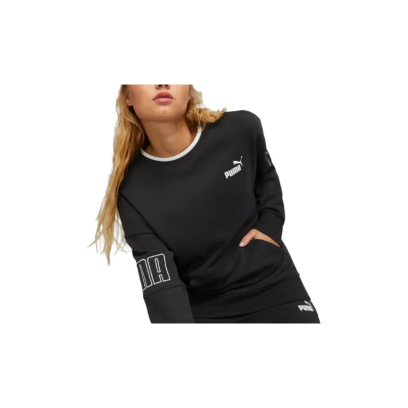 PUMA Sweatshirts Women's Black-2
