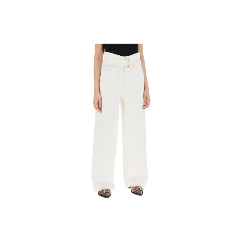 GANNI Jeans Women's White-1