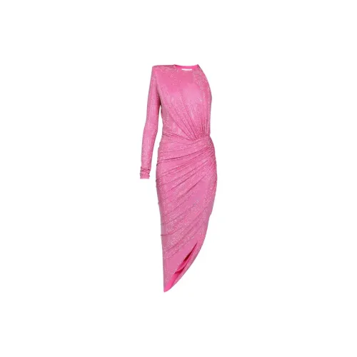 Alexandre Vauthier Long-Sleeved Dresses Women's Neon Pink Red