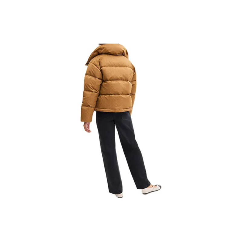 COACH FW24 Down Jacket Women's Brown-2