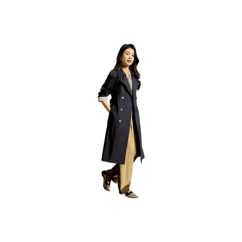 Yi Mengyuan Trench Coat Women's-3