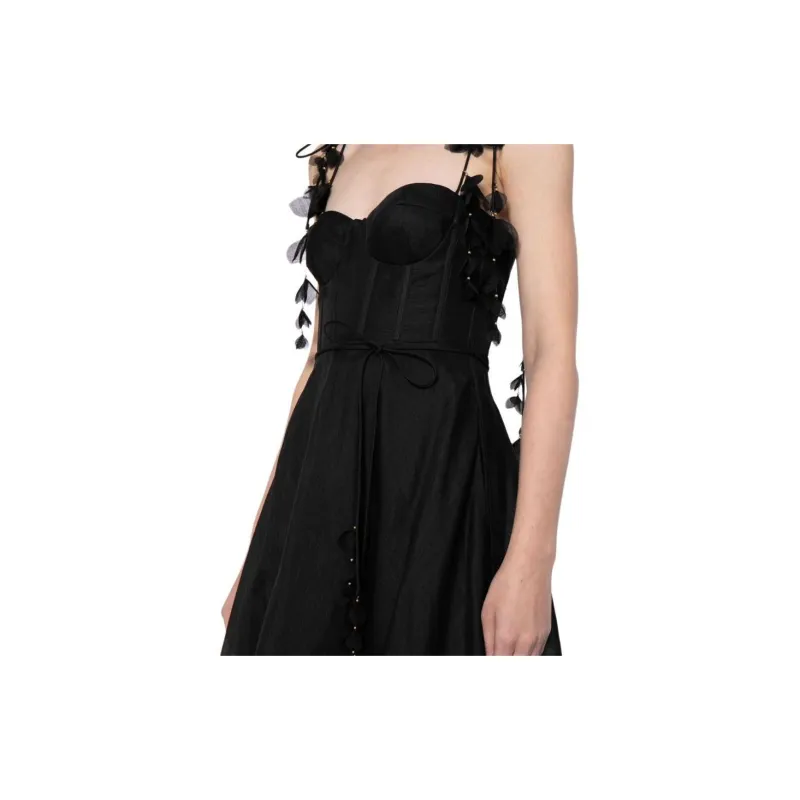 Zimmermann SS24 Slip Dresses Women's Black-4
