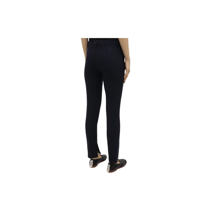 VERSACE Wool Blend Trousers 'Blue'-2