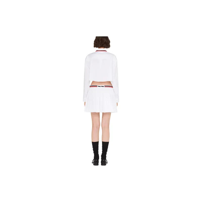MIU MIU SS22 Shirt Women's White-3