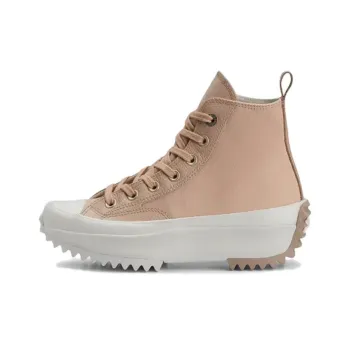 Converse Run Star Hike Anti-Slip Wear-Resistant High-Top Canvas Shoes Women's Flesh Pink