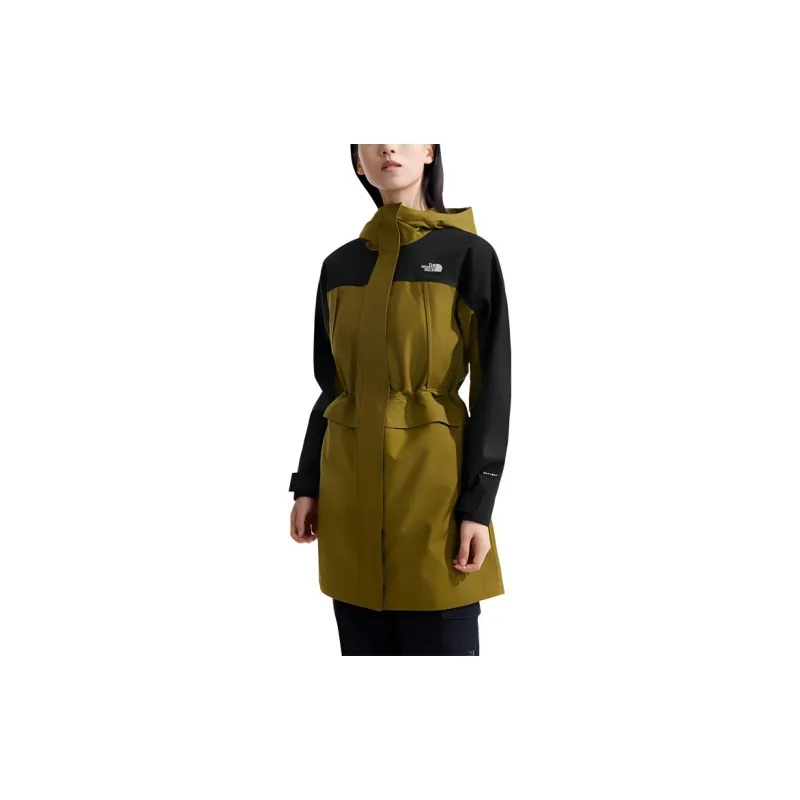 THE NORTH FACE City Outdoor Collection Waterproof And Breathable Windbreaker Jacket Women's Moss Green-1