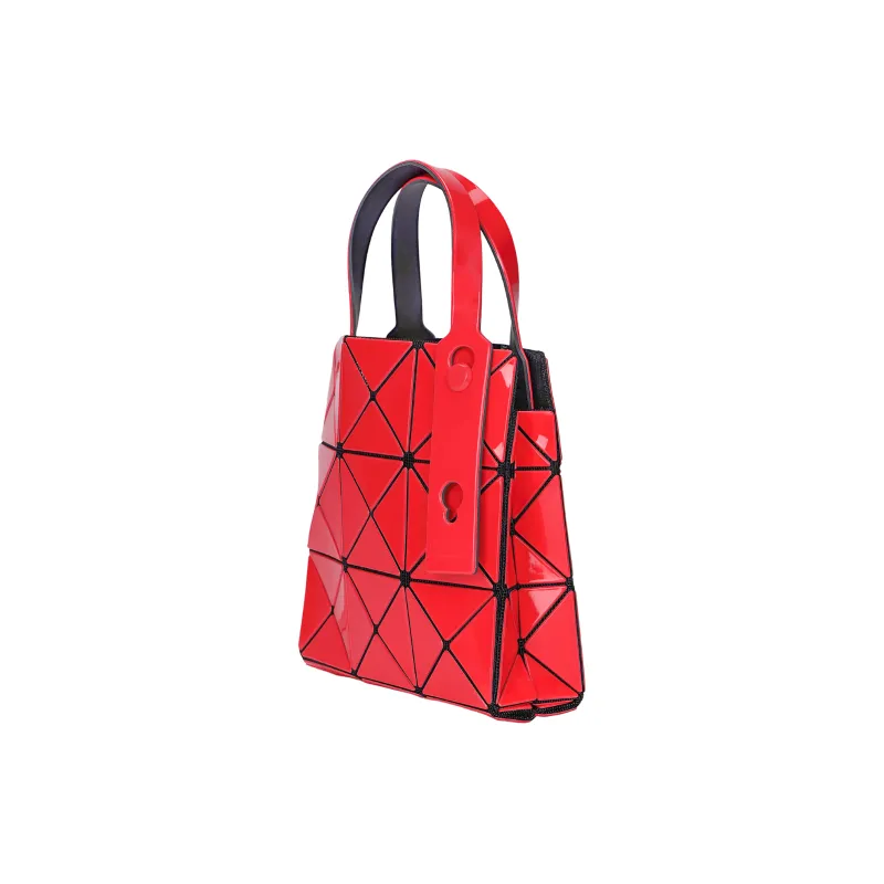 ISSEY MIYAKE Polyvinyl Chloride Resin Handbag Mini Women's Red-2