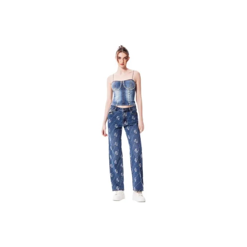 Ed Hardy FW24 Tank Tops Women's Indigo-1