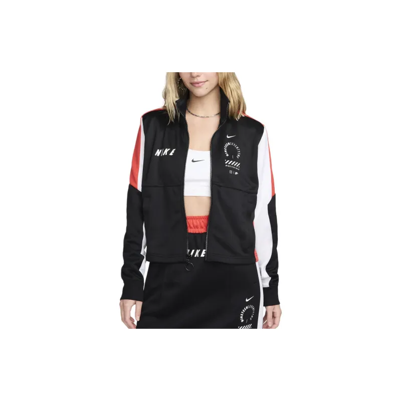 Nike Jackets Coats Women's Black Light Deep Red White-3