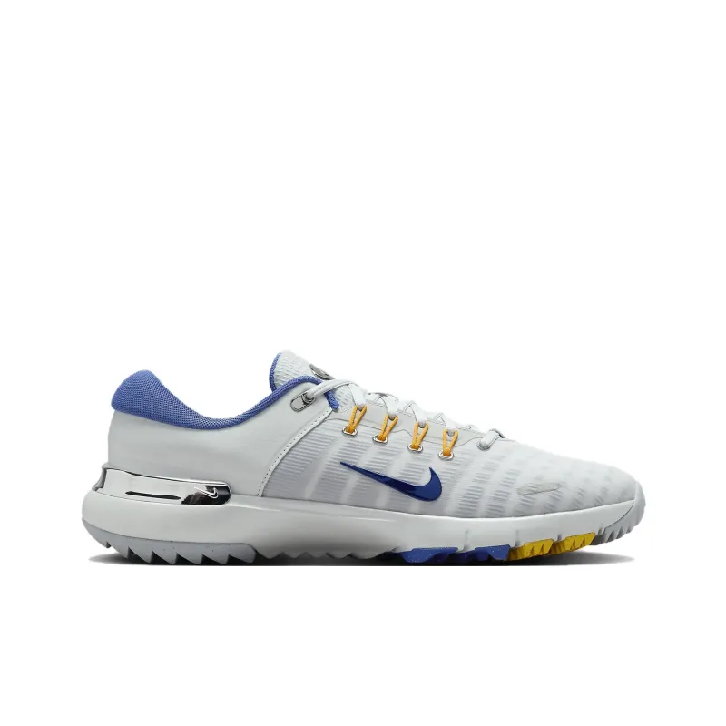 Nike Free Golf Pure Platinum University Gold Wolf Grey Astronomy Blue Wide-1