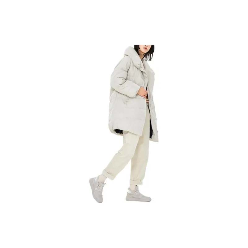 LINING Sports Fashion Collection Down Jackets Women's Cloud Rain Gray-4