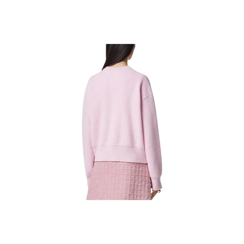 VERSACE Logo Embroidered Knitted Jumper-3