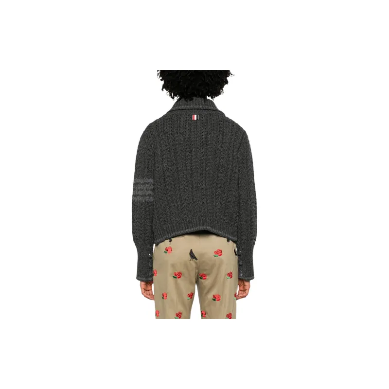 THOM BROWNE Chunky Links Cardigan-3