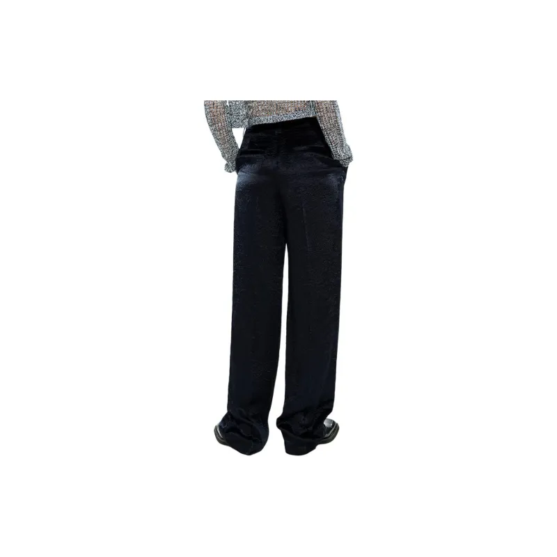 COVERINS Casual Pants Women's Navy Blue-1