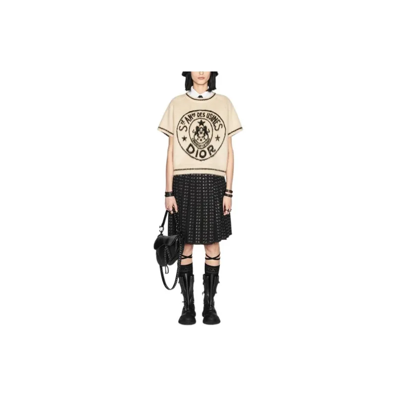DIOR FW22 Cashmere Sweater Women's Ecru-1