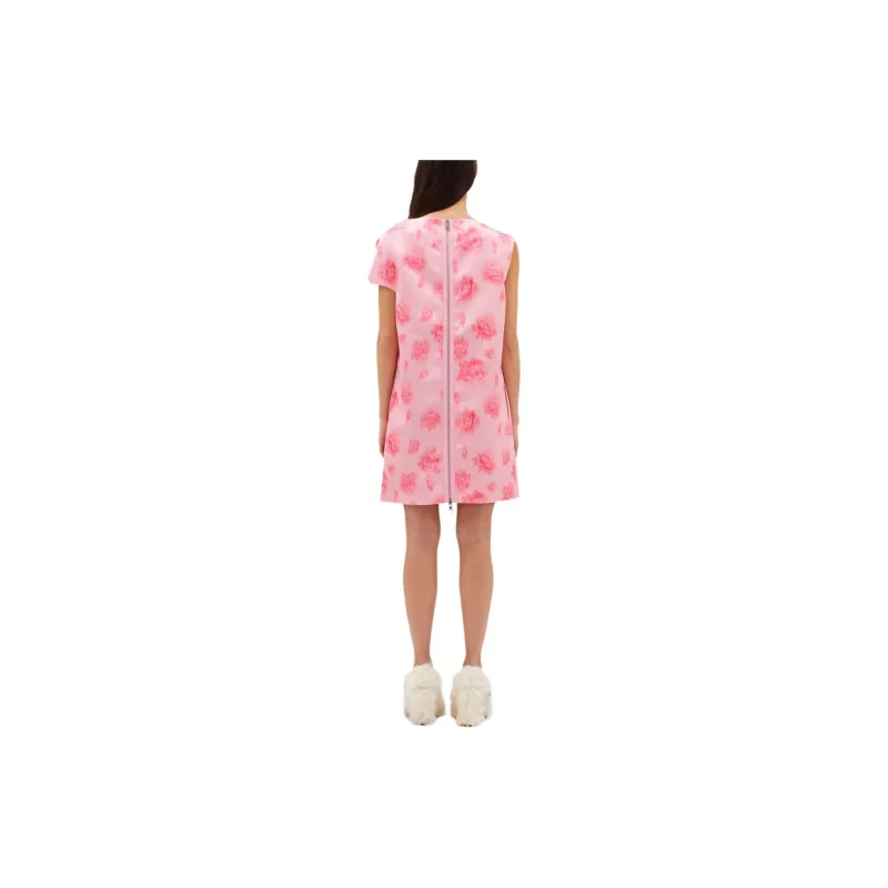 MSGM Floral print Mini Dress-2