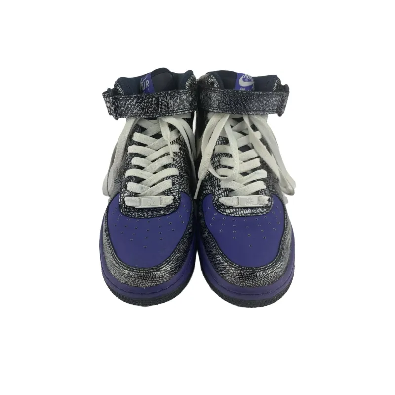 Nike Air Force 1 Mid Obsidian White Persian Violet Women's-2