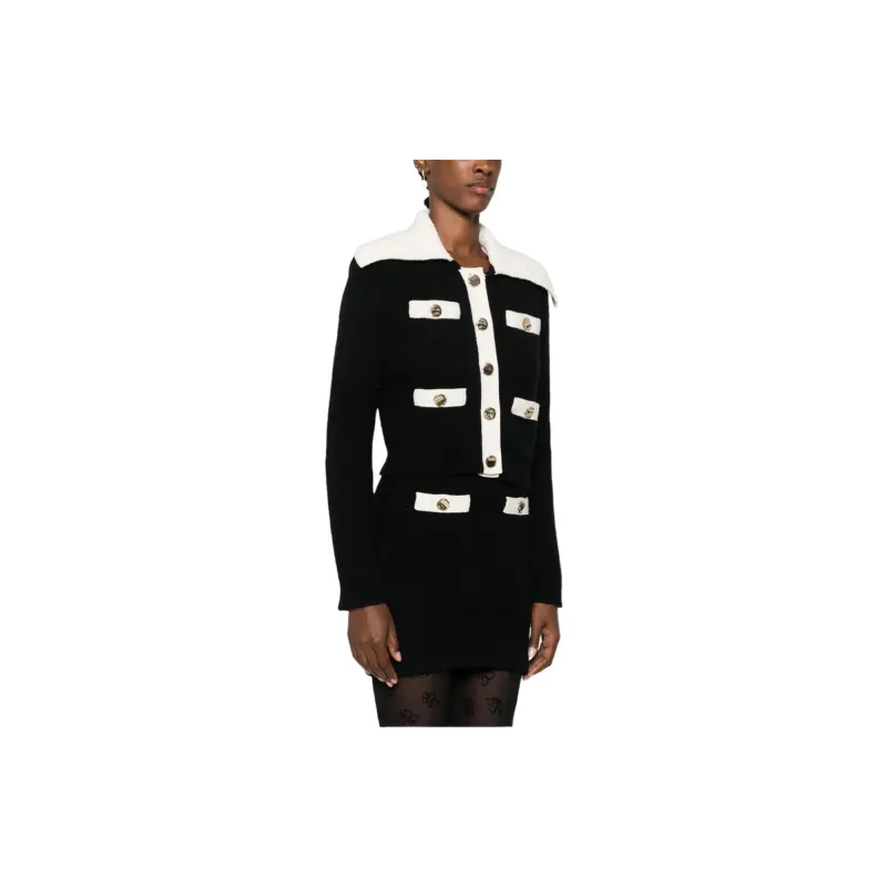 Self portrait Button Up Blend Cardigan-3