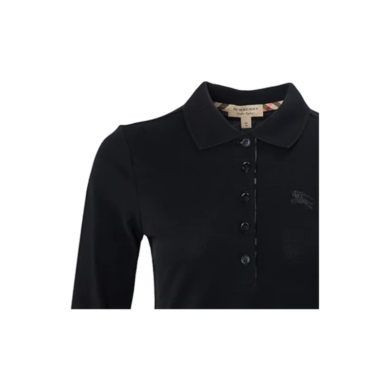 Burberry Polo Shirt Women's Black-3