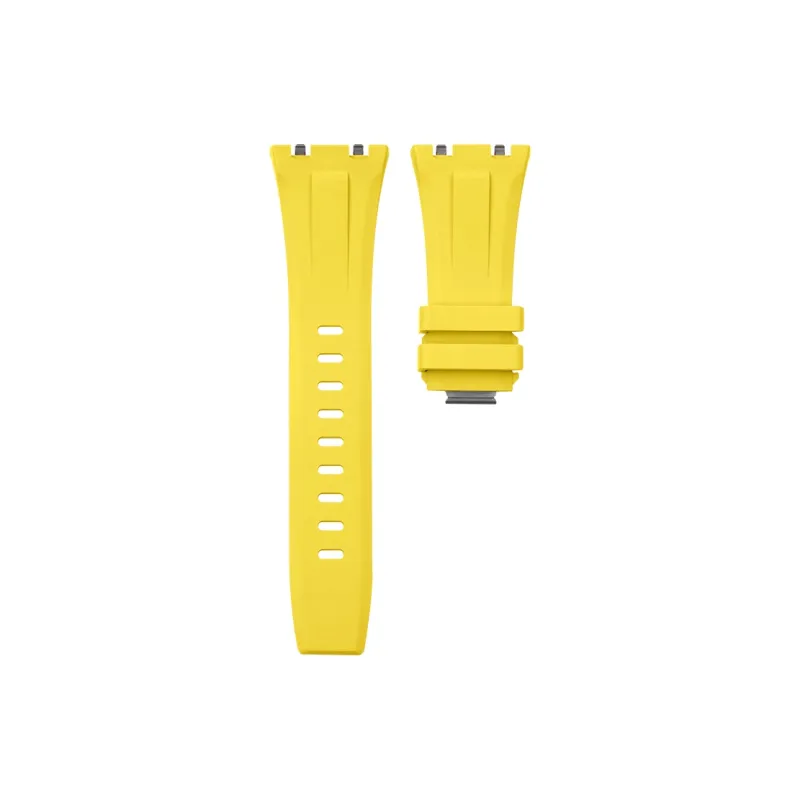 VAGENARI Watch Bands Rubber Strap Compatibility With Royal Oak Offshore 42mm One-Button Quick-Release Unisex-9