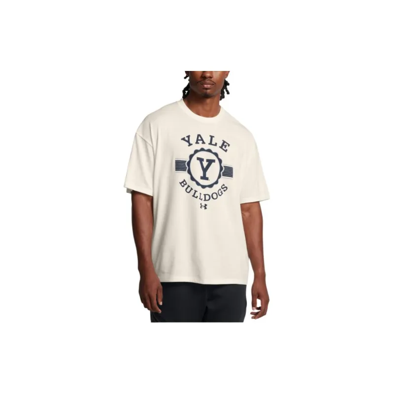 Under Armour CollegiateGameday Heavyweight Performance Cotton Oversized T-Shirt Men's White-2