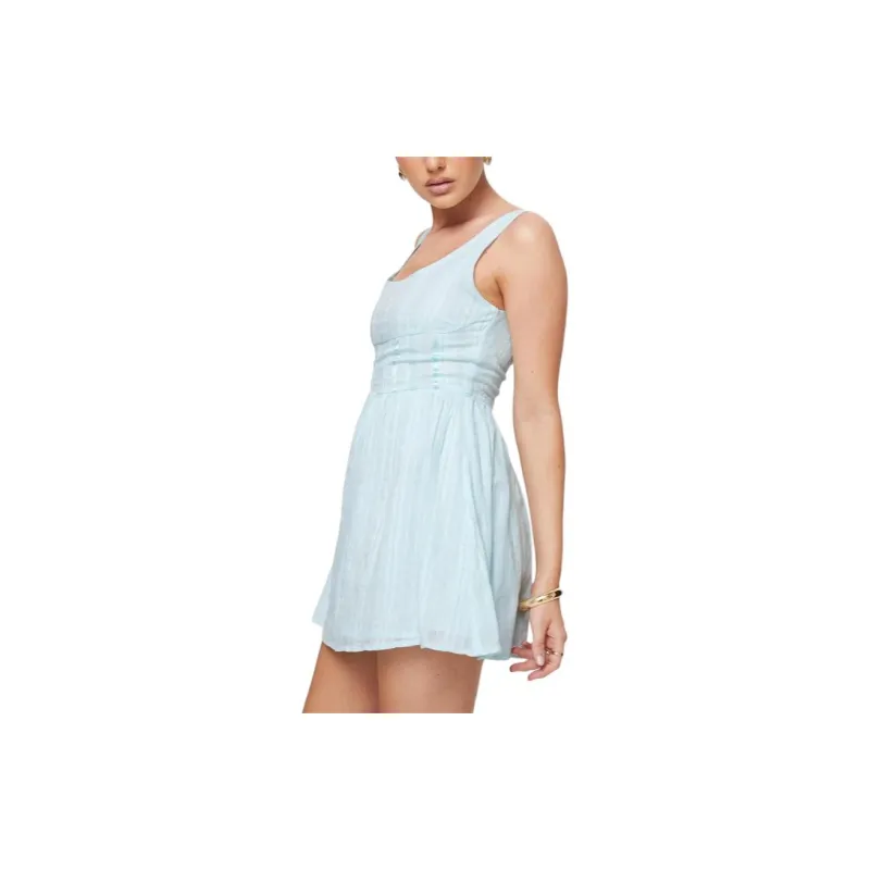 PRINCESS POLLY LORINDA MINI DRESS BLUE Sleeveless Dress Women's BLUE/Blue-2