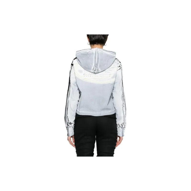 DIESEL F Carlye Cropped Hoodie-2