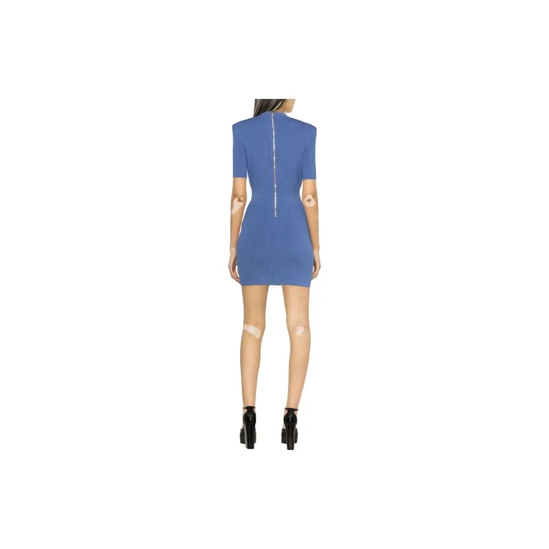BALMAIN Knitted Mini Dress-3