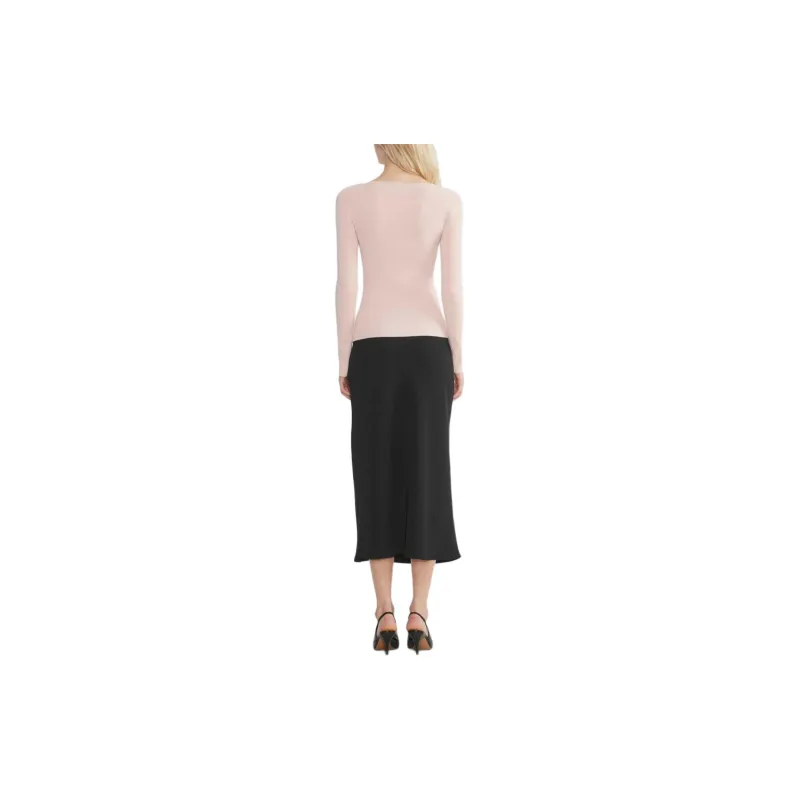 ARITZIA Wilfred Lafleur Cardigan Knitwear Women's Bow Pink/Bowknot Pink-2
