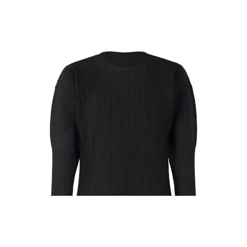 ISSEY MIYAKE Plissé Effect Crewneck T Shirt-2
