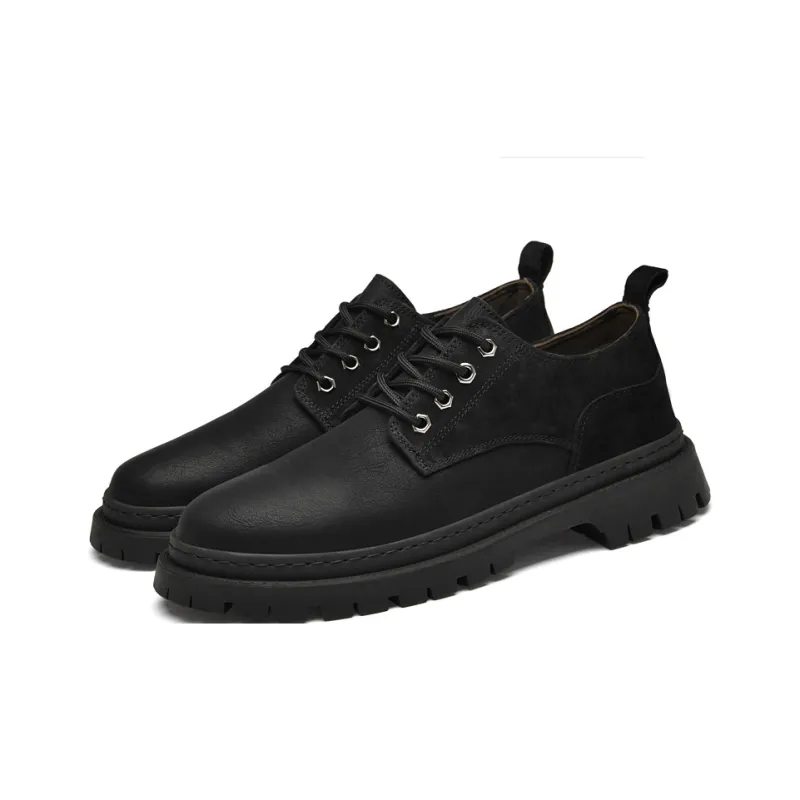 Abango Men's Casual Shoes Men Low Top Green, Black-6