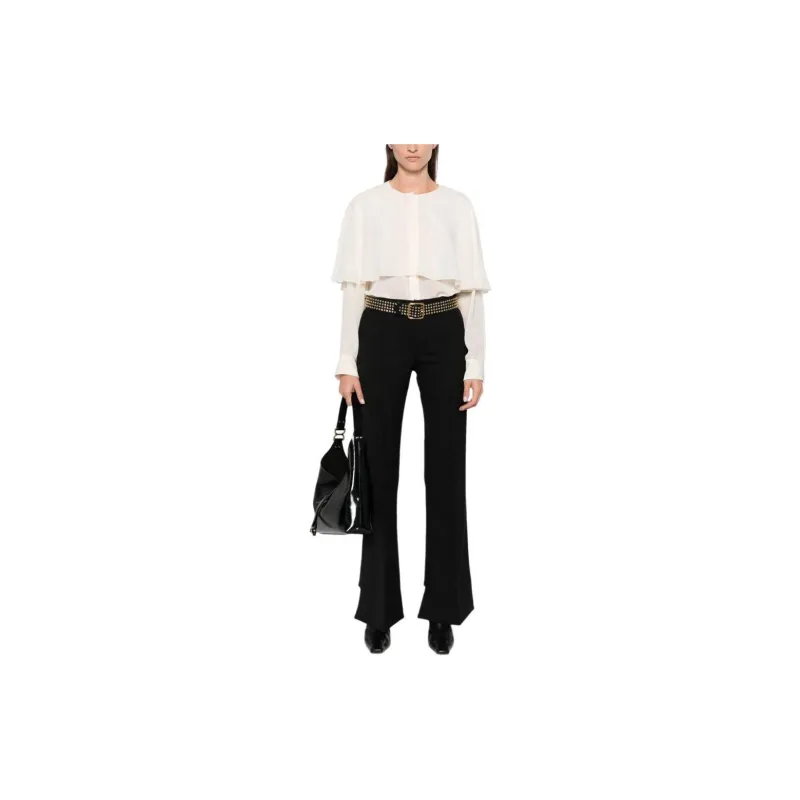 Chloé Low Waisted Flared Trousers-1