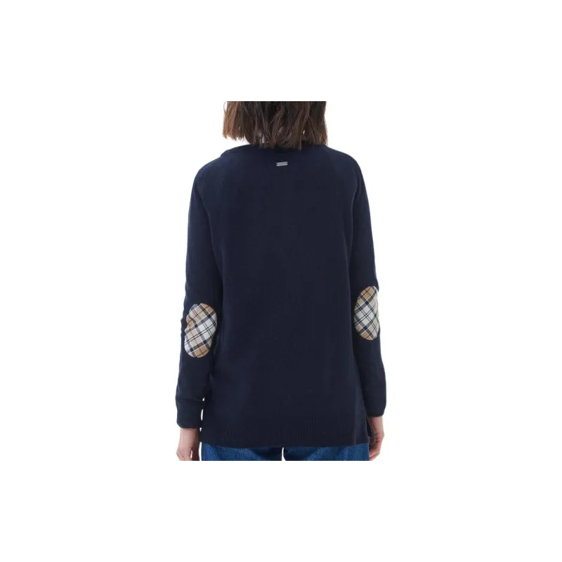BARBOUR Pendle Knitted Jumper Sweater Women's Blue-3