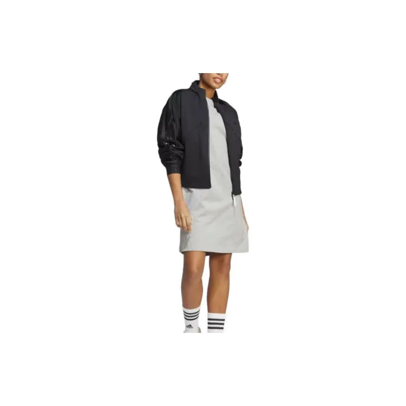 Adidas Short-Sleeved Dresses Women's Gray-3