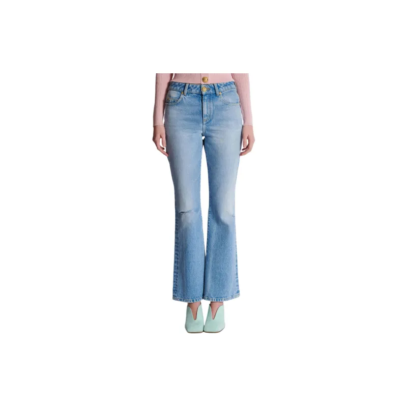 BALMAIN Flared Denim Jeans-3